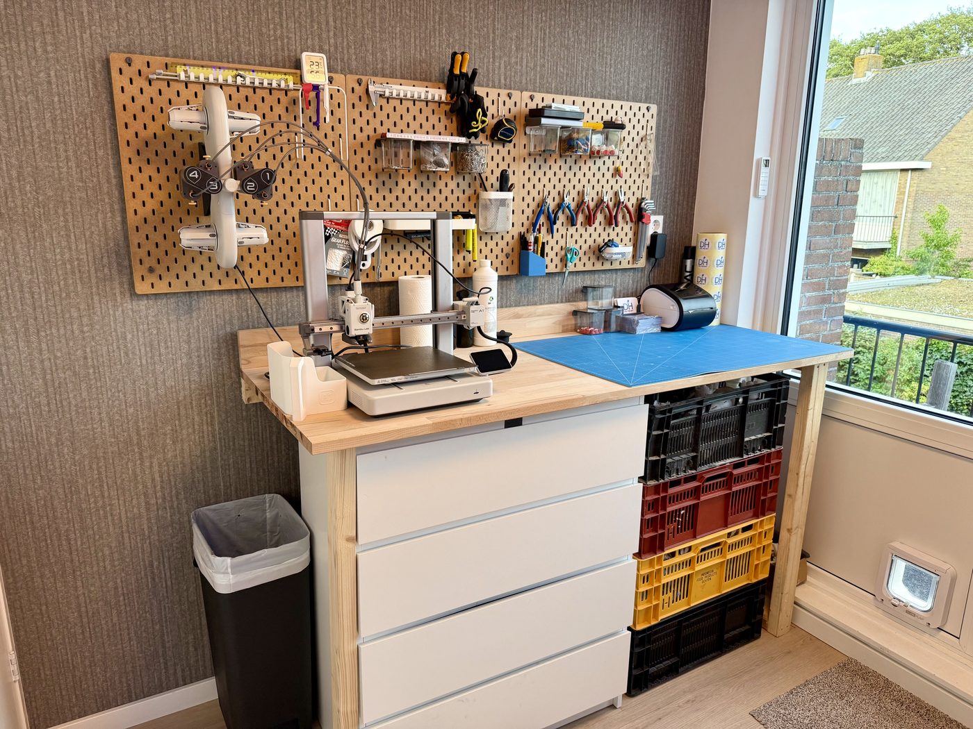 De werkbank, 3D-print van DH 3D Print
